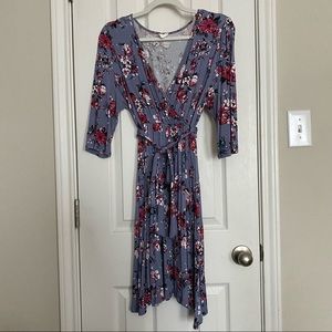 Pinkblush wrap dress | nursing/maternity friendly